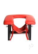 Master Series Face Rider Queening Chair - Red/black
