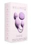 Wellness Raine Rechargeable Silicone Vibrating Kegel Ball With Remote - Lilac